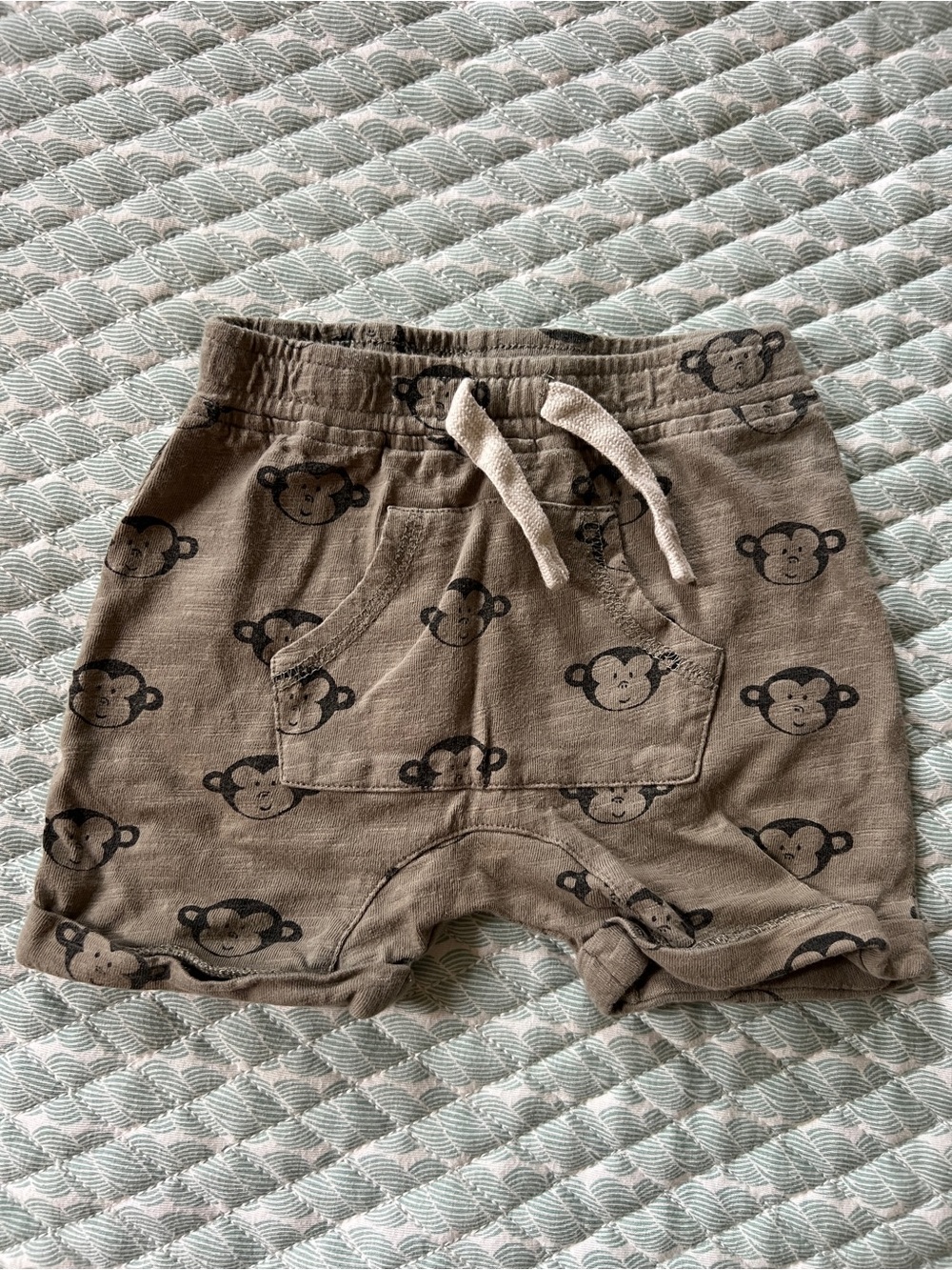 Rylee + Cru Monkey Print Shorts 12-18 Month